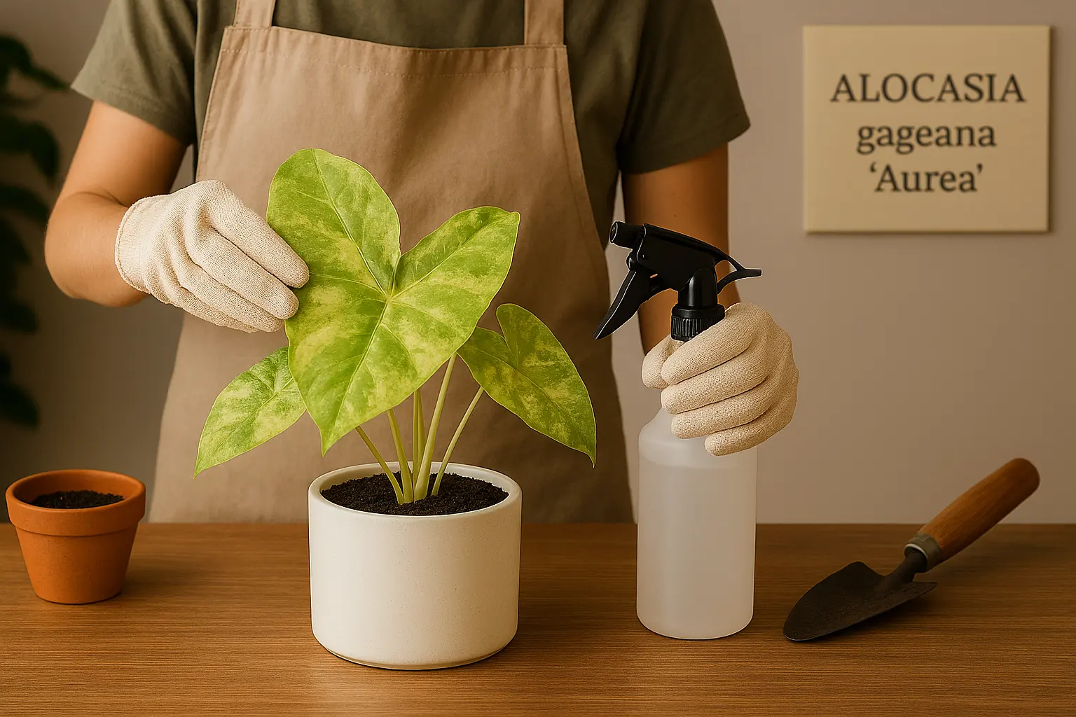 نگهداری آلوکازیا گاجیانا آئورا