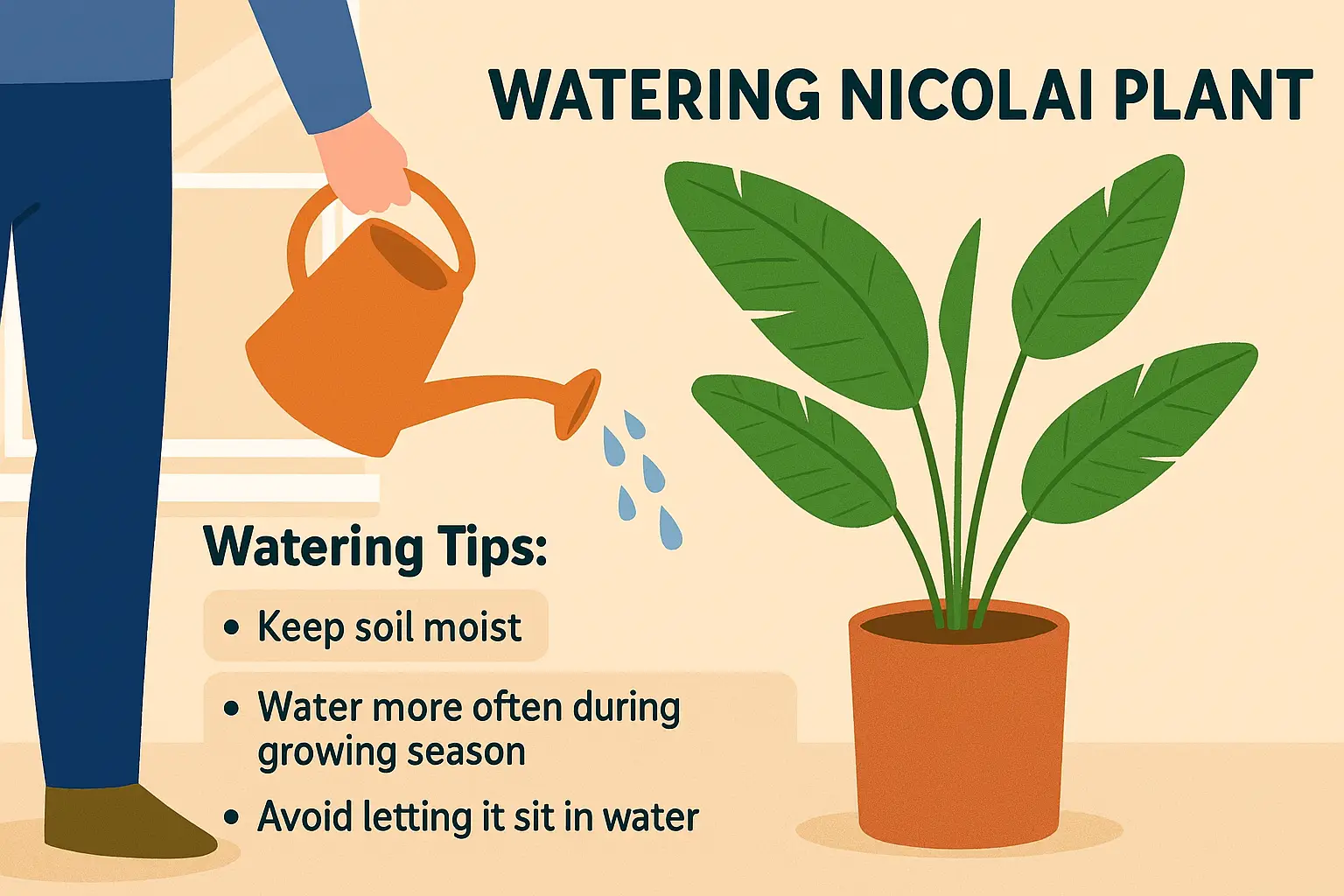 آبیاری نخل نیکولای