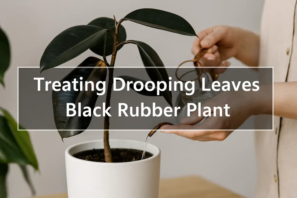 درمان شل شدن برگ فیکوس بلک