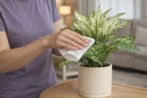 نگهداری گل آگلونما برفی